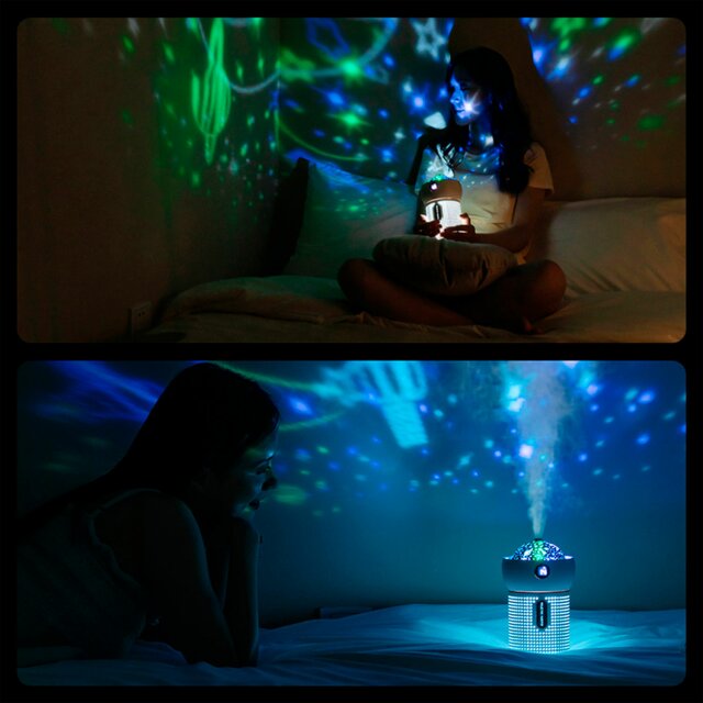 Naya - Diffusor mit Nachtlicht und Projektor