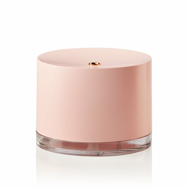 Mina - der stylische Ultraschall-Luftbefeuchter mit atmosph&auml;rischem Nachtlicht - pink