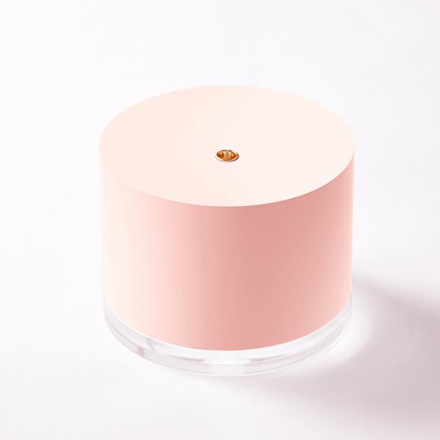 Mina - der stylische Ultraschall-Luftbefeuchter mit atmosph&auml;rischem Nachtlicht - pink