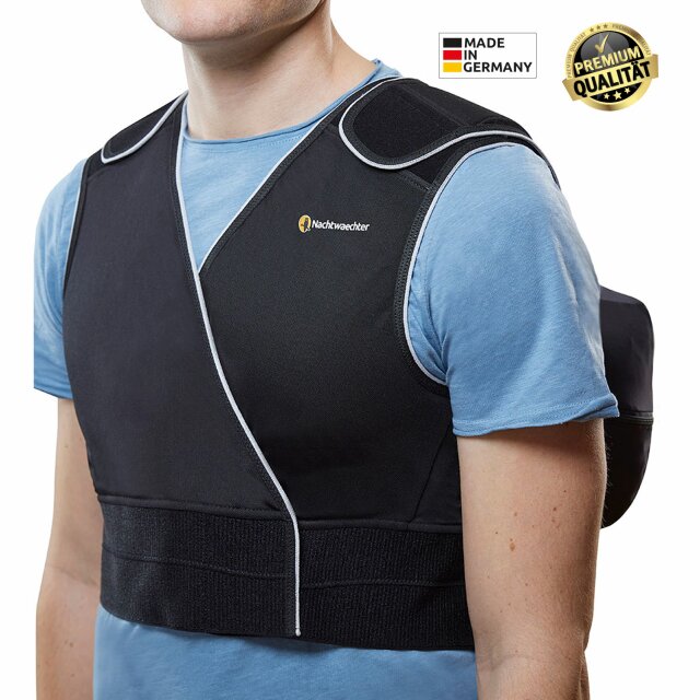 Nachtwaechter Anti-Schnarch Weste 2.0 + Zubeh&ouml;r XL/XXL + Reisetasche