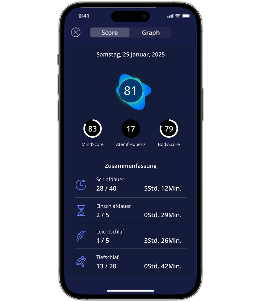 Dein Schlaf App Screenshot
