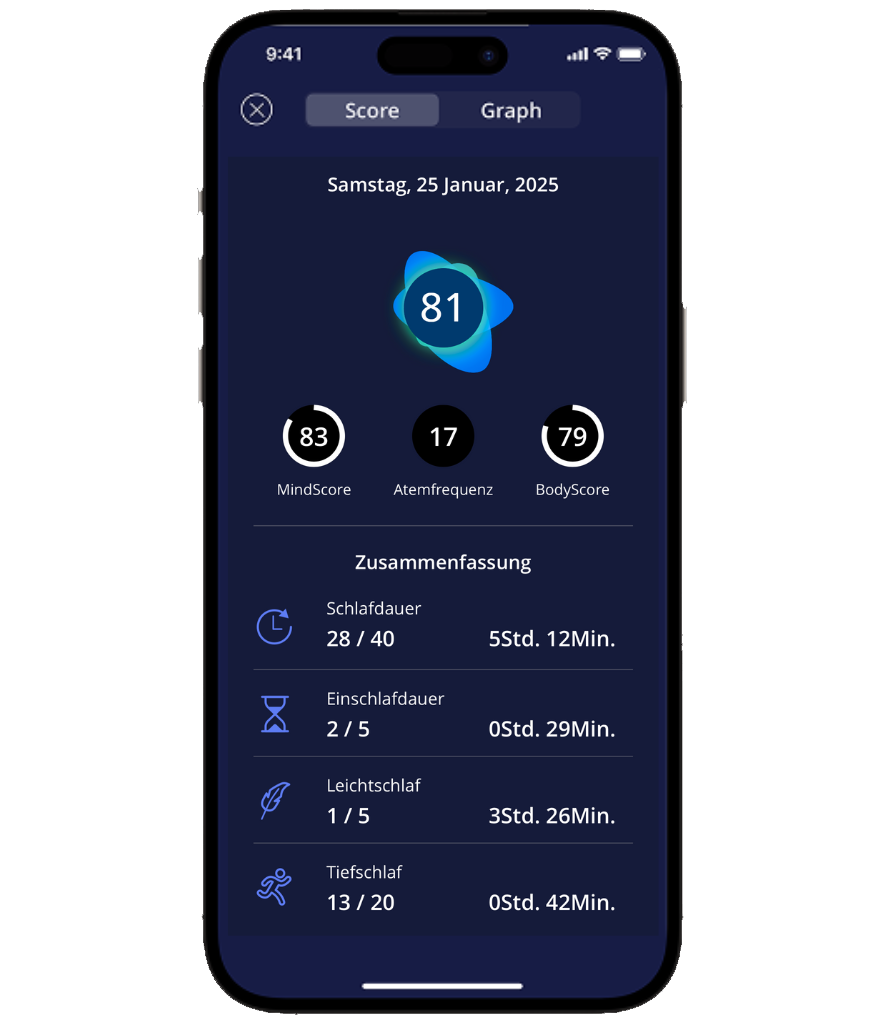 Dein Schlaf App Screenshot